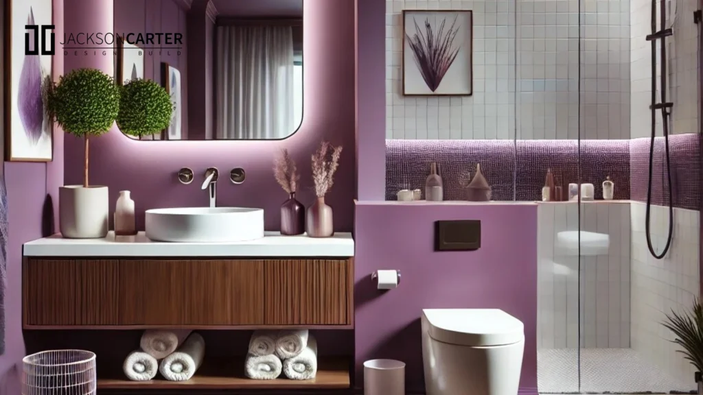 Lavender Luxe Bathroom