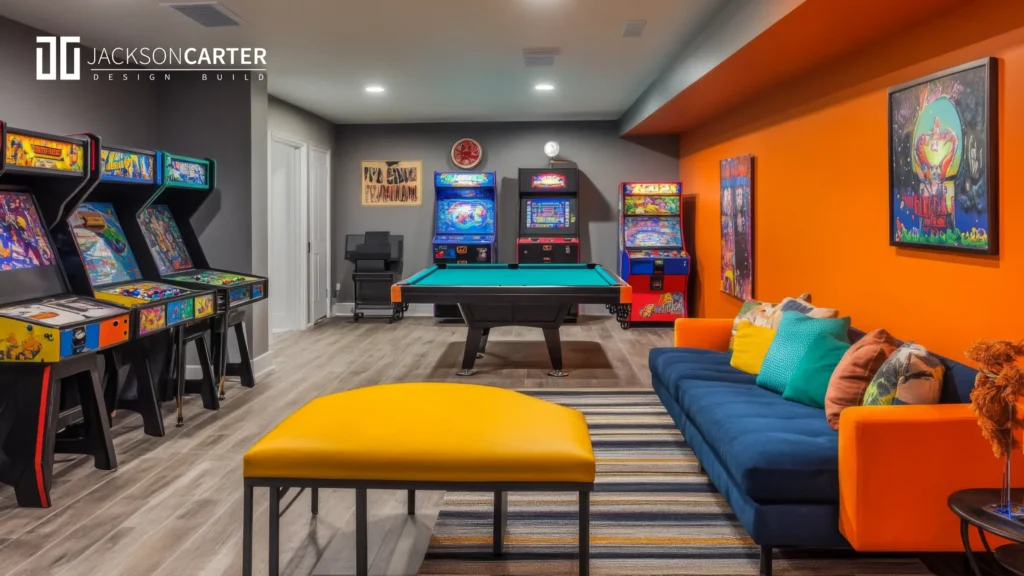 Gaming Room - Basement Remodeling Idea