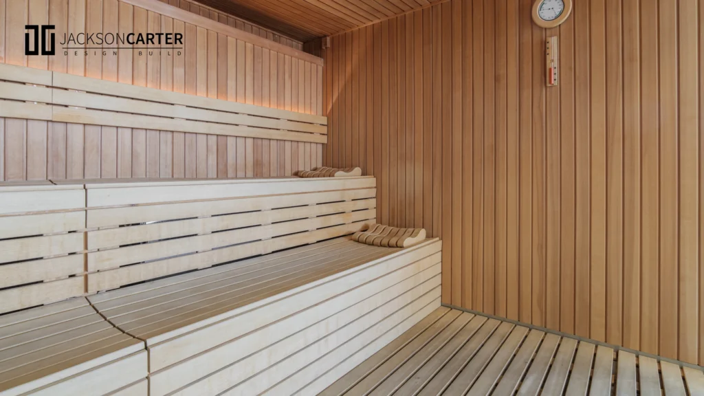 Sauna & Steam Room in Basement