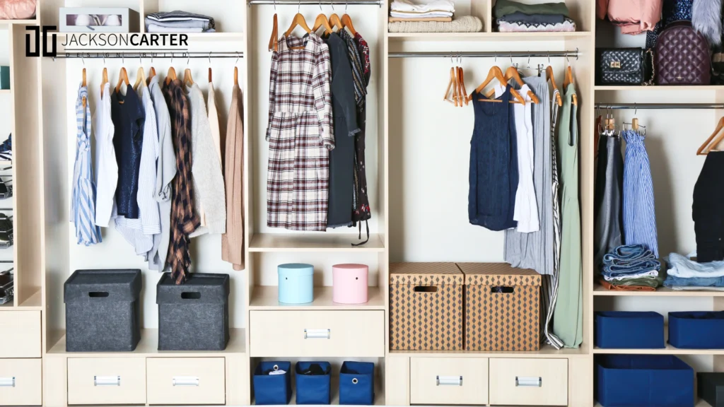 Closet with Bright color palettes