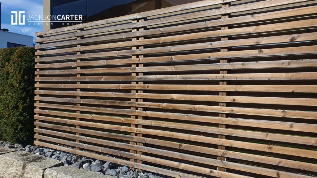 Slim Slatted Fence